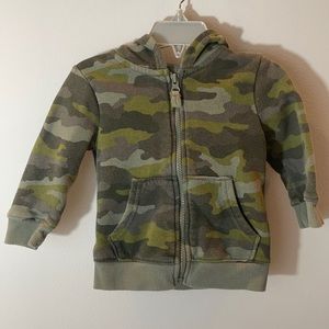 Toddler boy camo hoodie